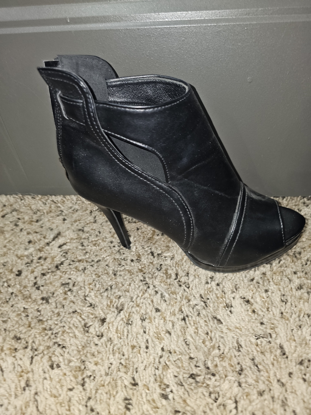 Women’s Black High Heel Ankle Bootie